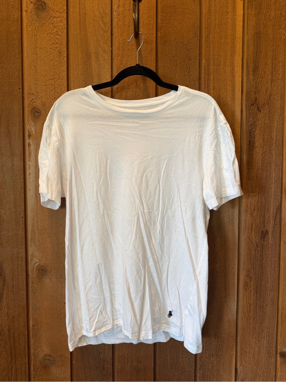 Polo Ralph Lauren White Crew Tee with Polo Pony